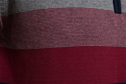 Herren Strickpullover mit Viertelreißverschluss – Eleganter Feinstrick für Business & Freizeit