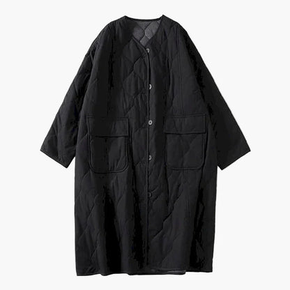 Damernas quiltade kappa övergångsjacka med fickor – Lässig komfort för vardag och fritid