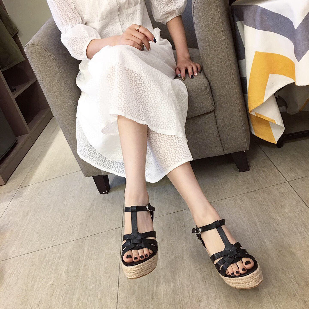 Alice- Plateau High Heels Sandale