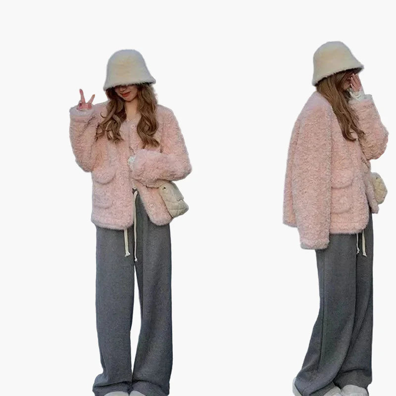 Dam Vinterjacka i avslappnad streetstil – Moderiktig look för vardag och fritid