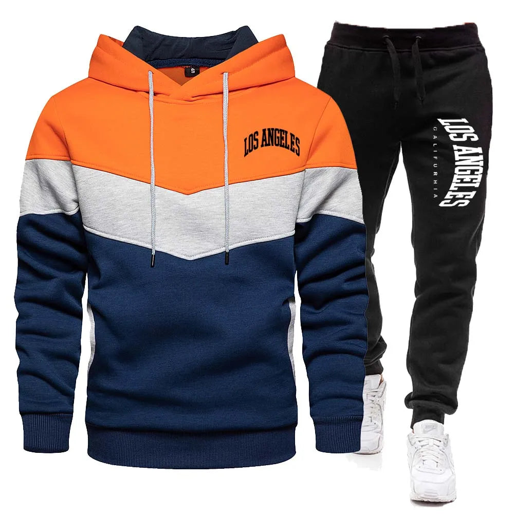 Melvin - Trainingspak set met capuchonsweatshirt en joggingbroek voor mannen