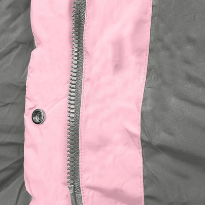 Abrigo de invierno acolchado para mujer con capucha – Chaqueta acolchada larga y cortavientos para día a día y ocio