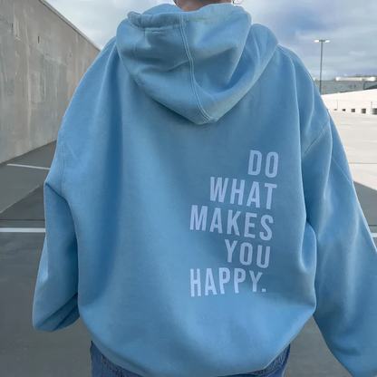 Dames hoodie met print – comfortabele statement-hoodie voor vrije tijd en outdoor