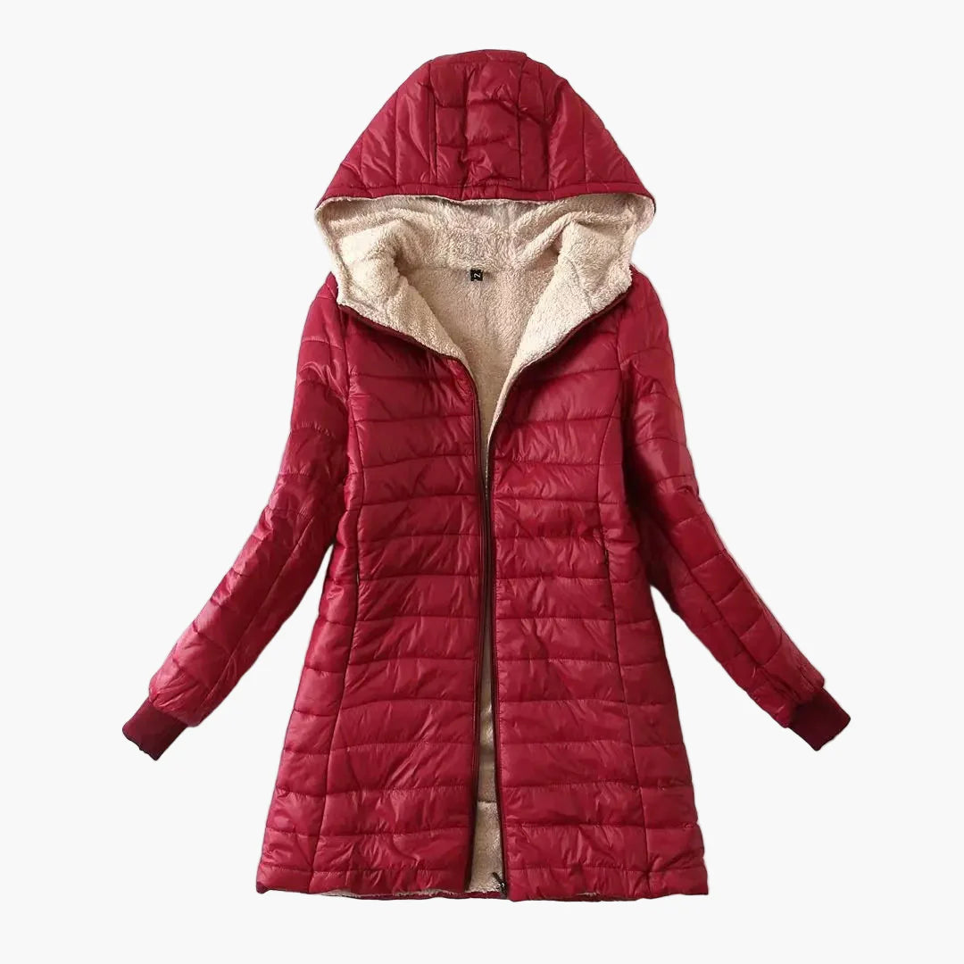 Damen Winter Steppjacke mit Kapuze – Modisch & Warm für Alltag und Freizeit