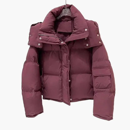 Damernas korta vinter quiltade jacka – Moderiktig övergångsjacka för vardag och fritid