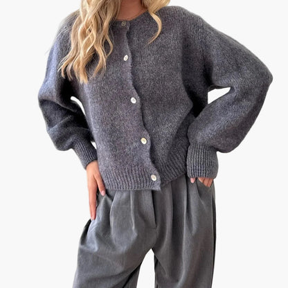 Cardigan da donna in stile casual per tutti i giorni e ufficio