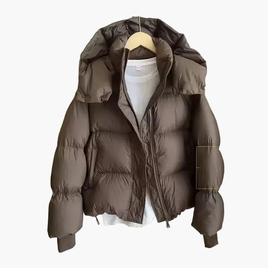 Damen Steppjacke Winter Kapuzenjacke Warm Gepolstert Freizeit Outdoor