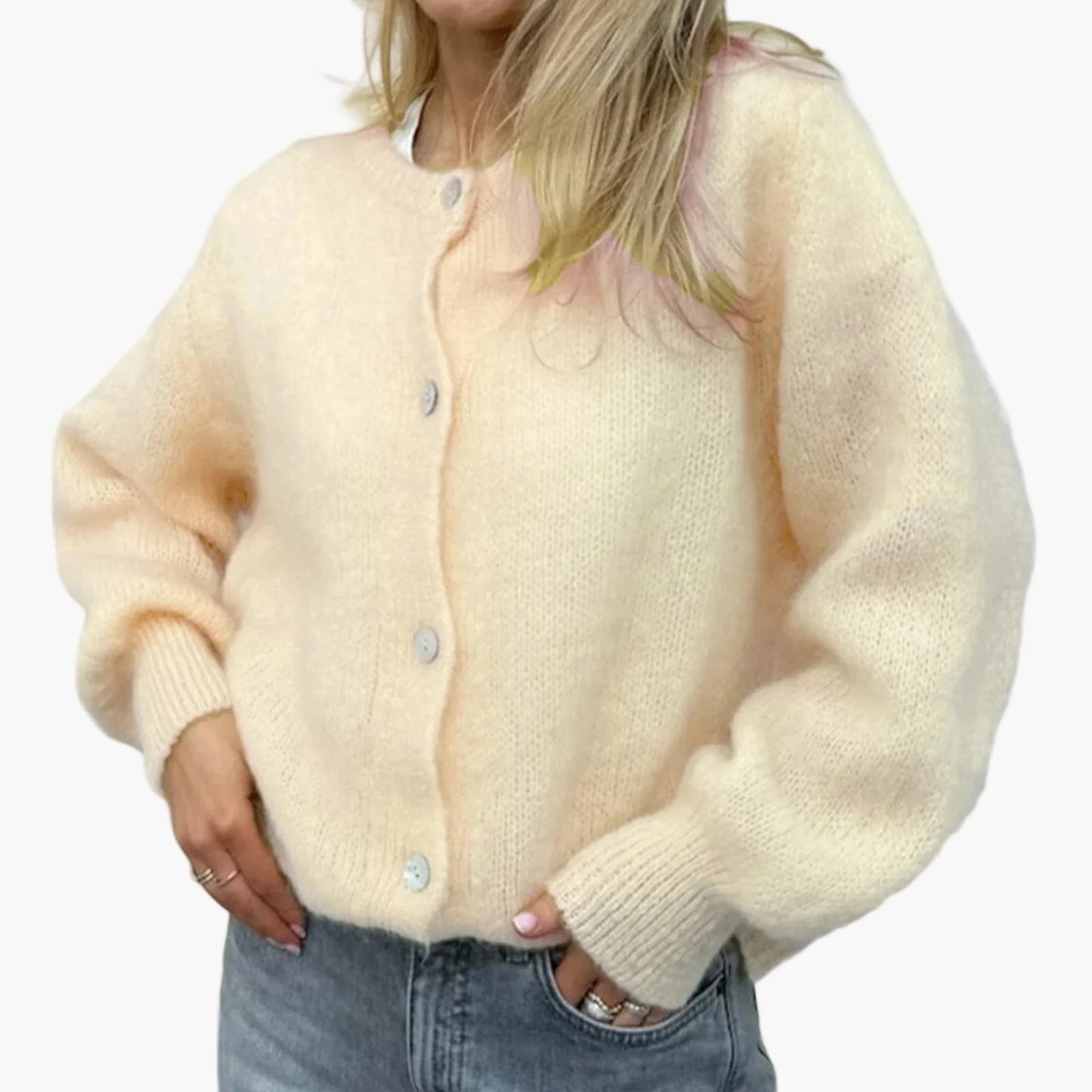 Cardigan da donna in stile casual per tutti i giorni e ufficio