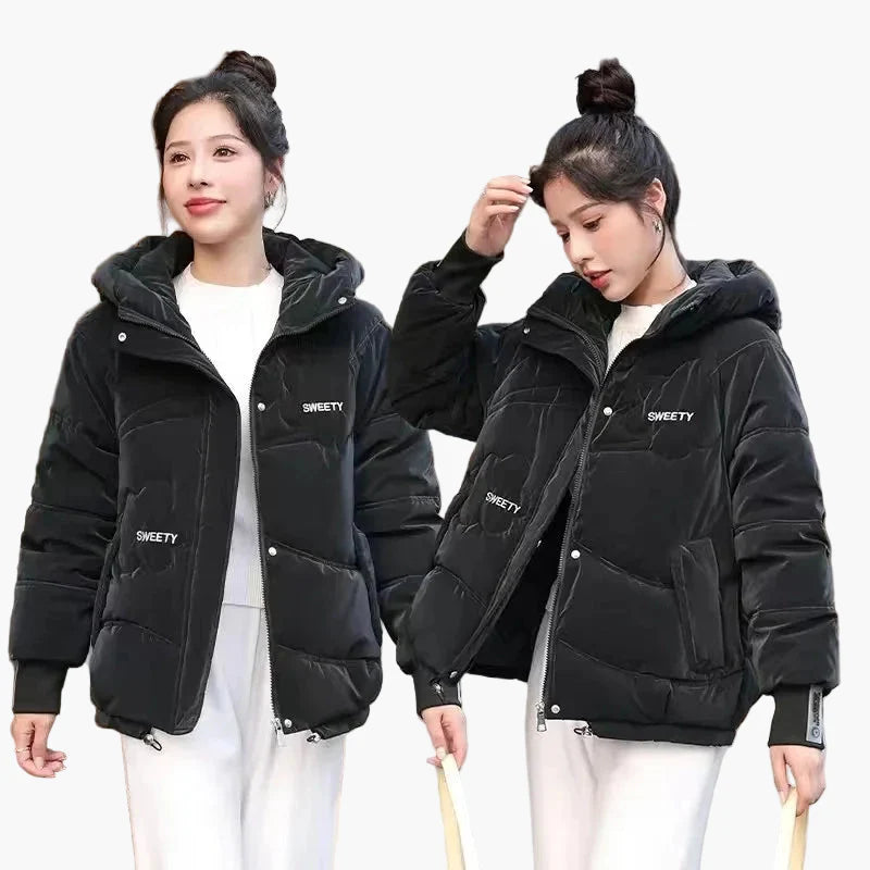 Chaqueta acolchada para mujer con capucha – Moderna, cálida y cómoda para el día a día y el ocio