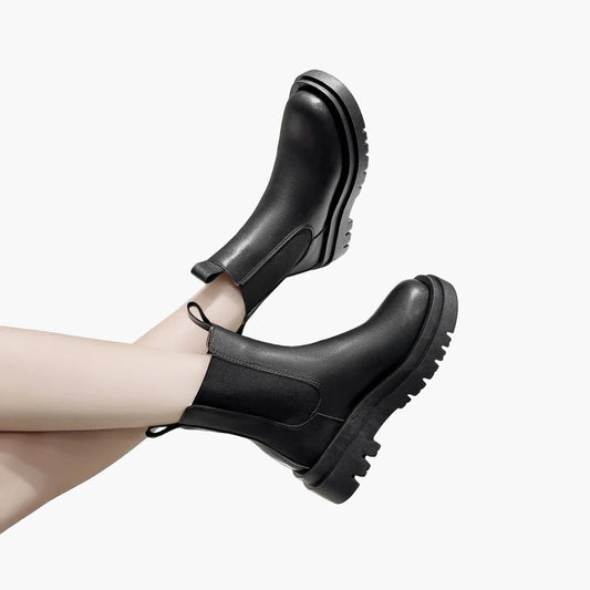 Damskor Chelsea boots med platå – Trendiga stövletter för vardag och fritid