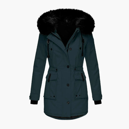 Damen Wintermantel Plus Size mit Kapuze – Vintage Parka für Alltag & Freizeit, Warm und Modisch