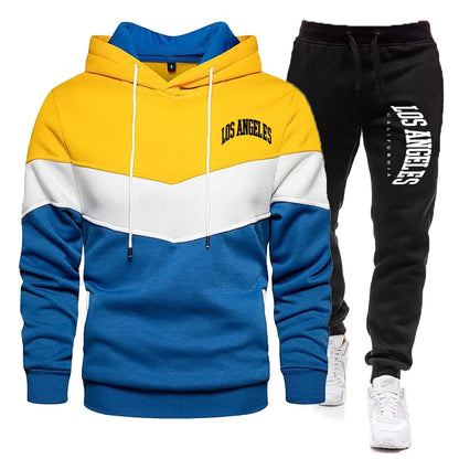 Melvin - Trainingspak set met capuchonsweatshirt en joggingbroek voor mannen