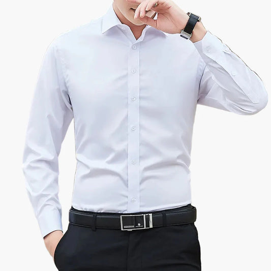 Herren Business-Hemd Slim Fit – Elegantes Langarmhemd für Büro und Freizeit