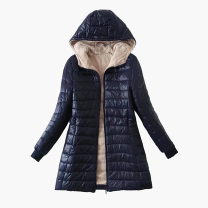 Damen Winter Steppjacke mit Kapuze – Modisch & Warm für Alltag und Freizeit