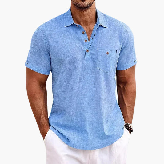 Męska koszulka polo na krótki rękaw – Stylowa koszulka polo na co dzień i na lato