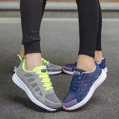 Dames Sneakers – Ademend Vrijetijdsschoenen voor dagelijks gebruik en sport, modieus & comfortabel