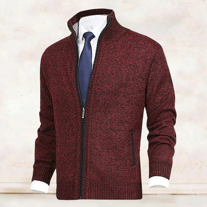 Herren Strickjacke mit Reißverschluss – Modernes Freizeit- und Business-Outfit