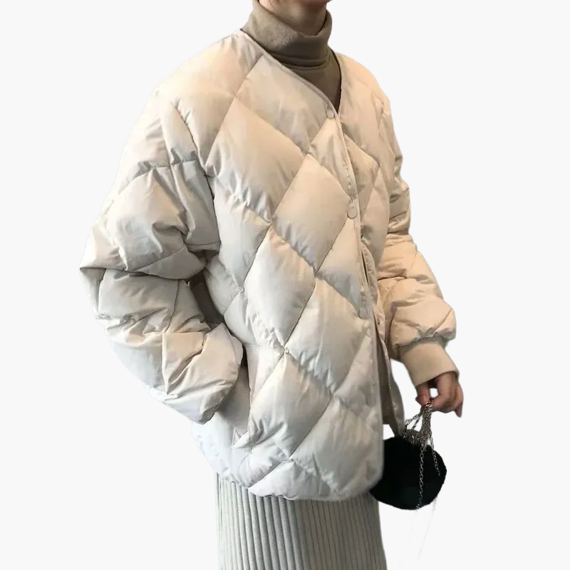 Giacca da mezza stagione imbottita da donna design trapuntato Casual & Moderna – Perfetta per tutti i giorni e tempo libero