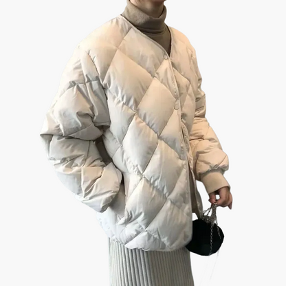Giacca da mezza stagione imbottita da donna design trapuntato Casual & Moderna – Perfetta per tutti i giorni e tempo libero