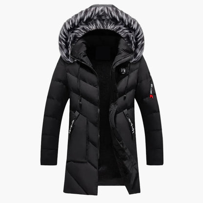 Herren Winter Parka mit Kapuze – Warme Steppjacke für kalte Tage, modischer Outdoor-Mantel