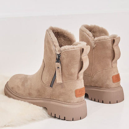 Botas de invierno para mujer con forro cálido – Botas outdoor de moda para días fríos