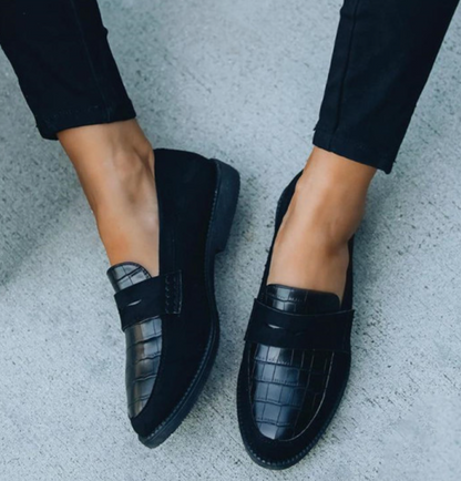 Dam business loafers – Eleganta klassiska slip-ons för kontor och vardag