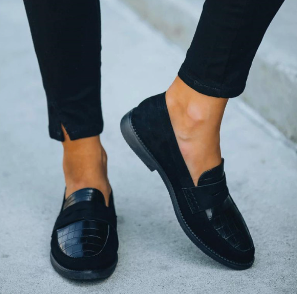Dam business loafers – Eleganta klassiska slip-ons för kontor och vardag