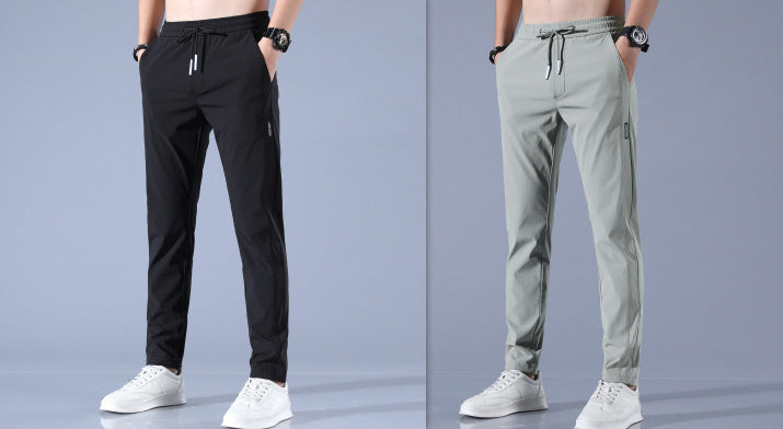 Herren Jogginghose Slim Fit mit Reißverschlusstaschen