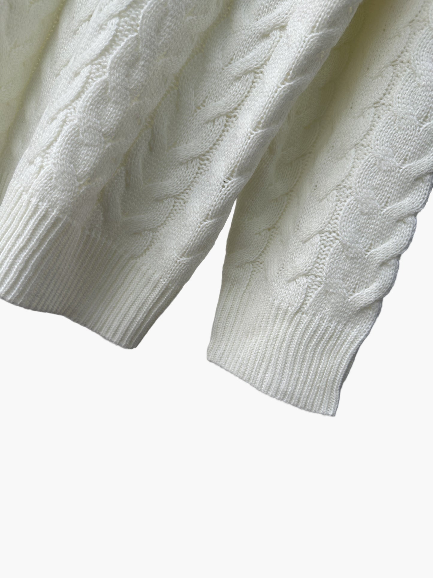 Herren Strickpullover mit Norwegermuster und Stehkragen – Modischer Winterpullover mit Zopfmuster und Reißverschluss