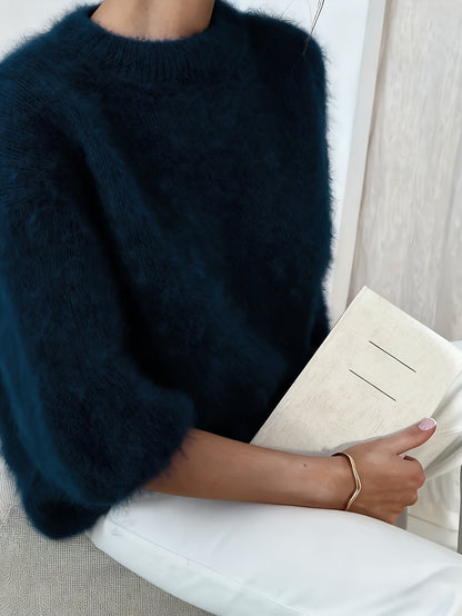 Damen Pullover im eleganten Oversized-Stil für Herbst und Winter