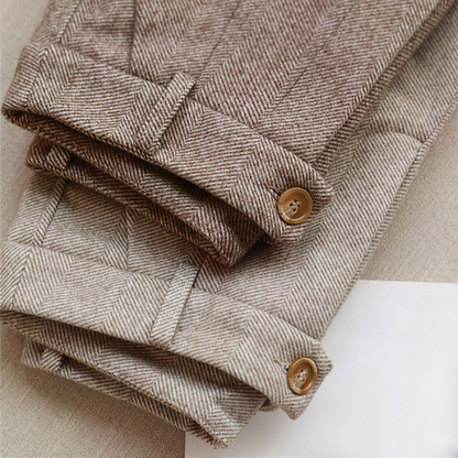 Dam Eleganta businessbyxor – Klassiska, smalt skurna kostymbyxor för kontor & vardag