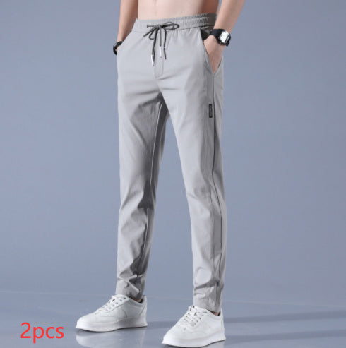 Herren Jogginghose Slim Fit mit Reißverschlusstaschen