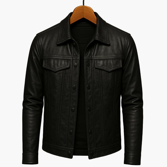 Herren Jacke im Moto-Stil – Zeitlose moderne Freizeit- und Alltagsjacke