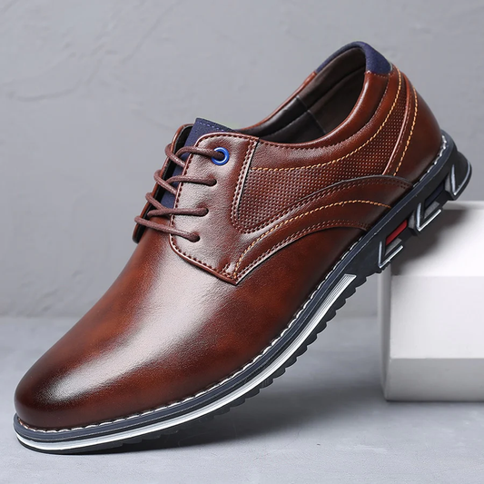Herren Klassische Oxford-Schuhe aus veganem Leder in Braun – Eleganz trifft auf sportliches Design
