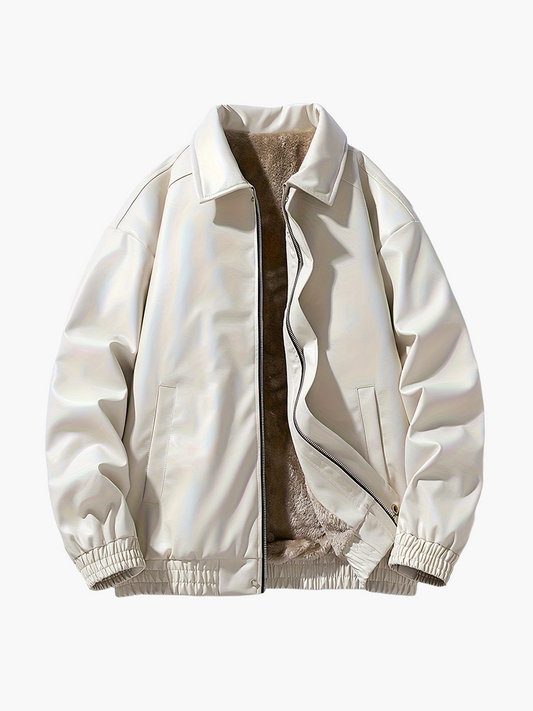 Herren Bomberjacke im lässigen Stil mit Reißverschluss – Ideal für Alltag und Freizeit