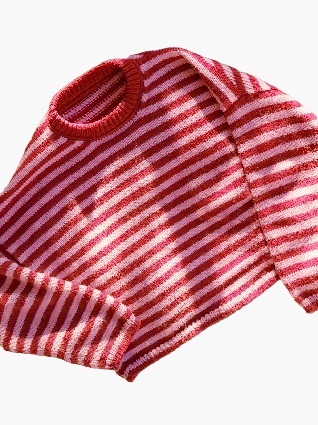 Damen Strickpullover im eleganten Streifen-Design für Herbst und Winter