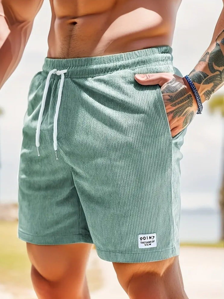 Herren Schnür-Cord-Shorts – Sportlich & Modisch für Freizeit und Fitness