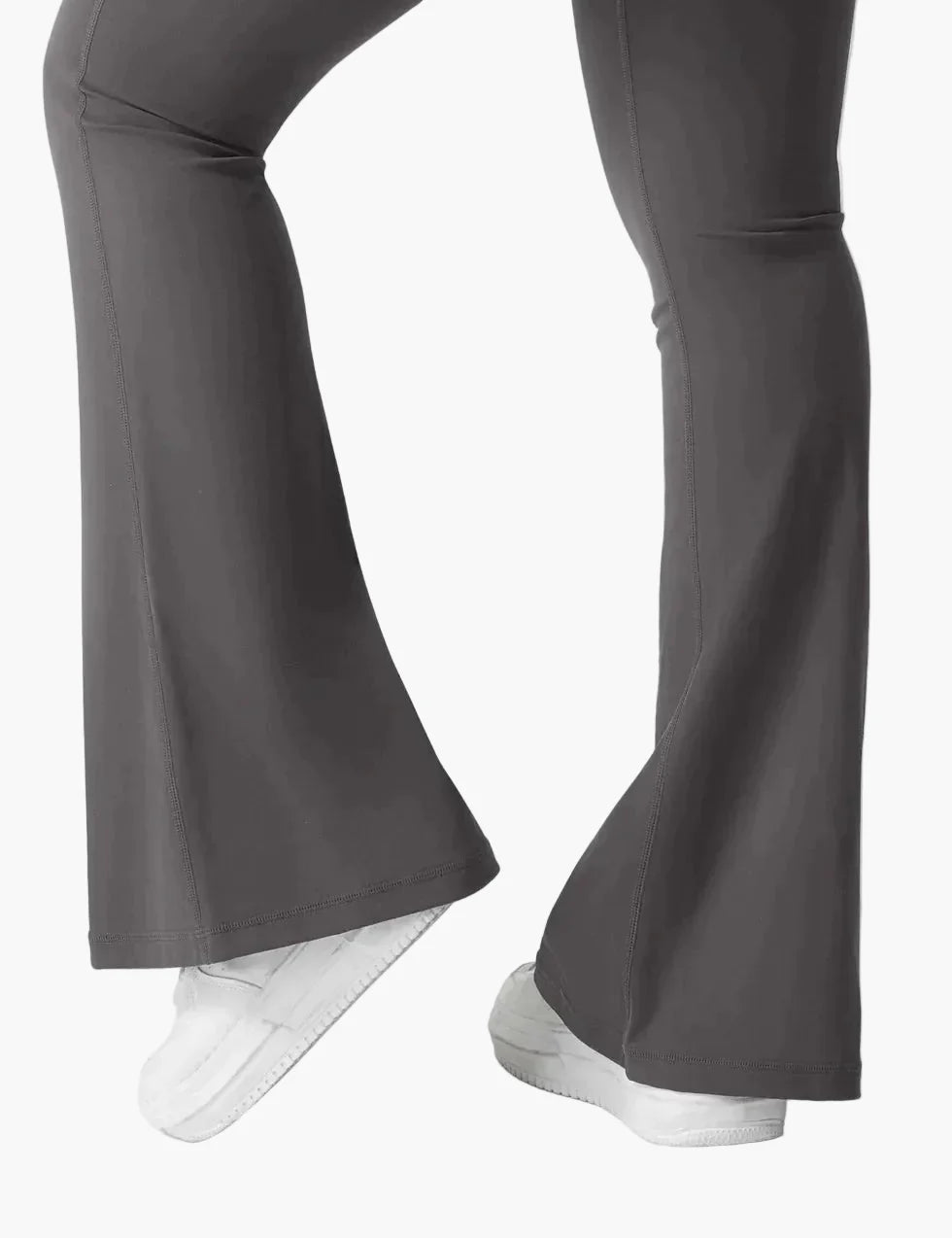 Dam Butt-Lift Cargo Fitnessleggings – Bootcut-stil för träning & fritid