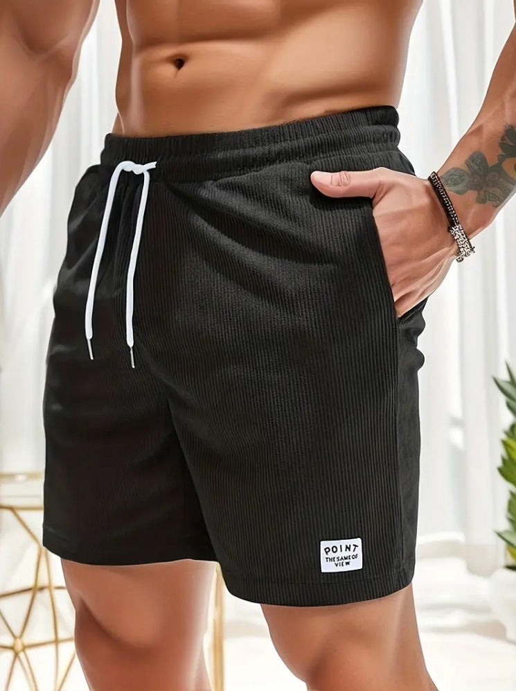 Herren Schnür-Cord-Shorts – Sportlich & Modisch für Freizeit und Fitness