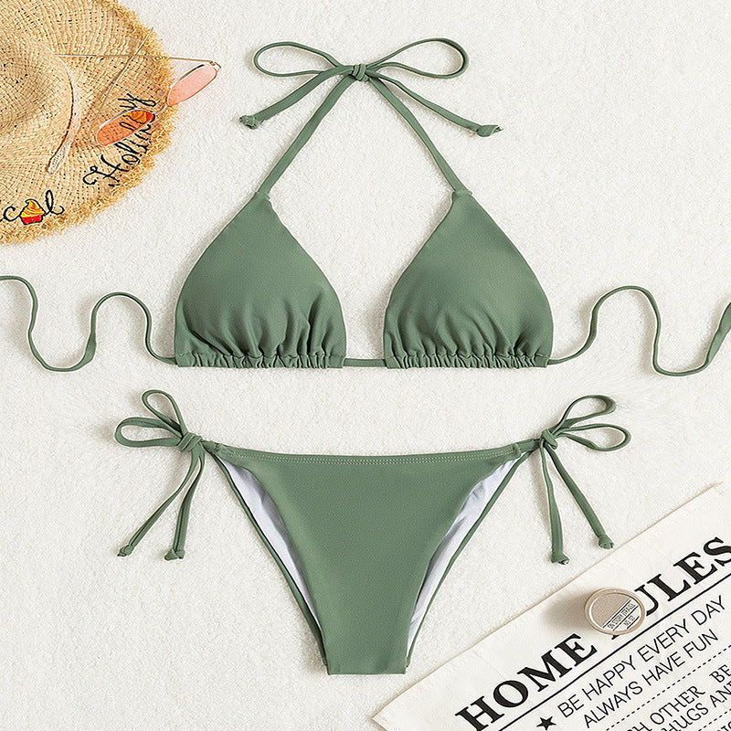 Anne – Bikini colorato a fascia annodata