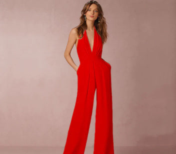 Tara – Ärmellös halter-jumpsuit
