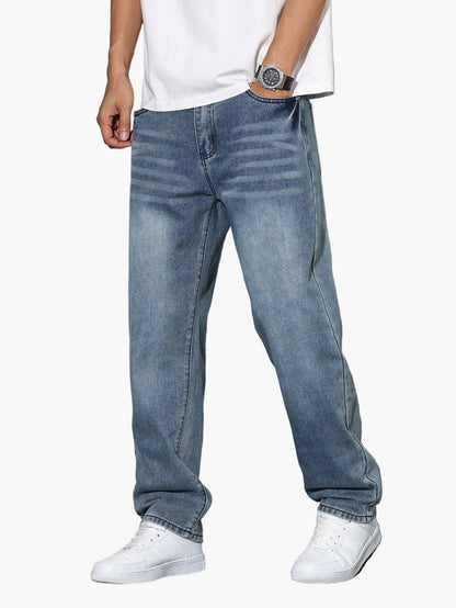Męskie jeansy w luźnym kroju – styl streetwear, na co dzień i czas wolny