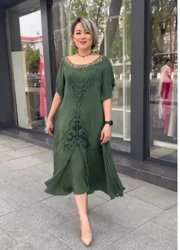 Carol – Duża sukienka rozkloszowana w stylu retro