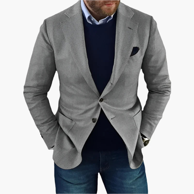 Herren Blazer Klassisch Elegant Business Freizeitjacke – Stilvoll für Büro und Alltag