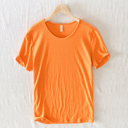 Herr T-shirt sommar – Lätt bomullströja