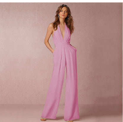 Tara – Ärmellös halter-jumpsuit