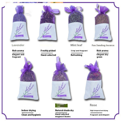 Aromatisches Duft-Säckchen Set – Pflanzliche Trockenblumen für Haus, Büro & Schrank