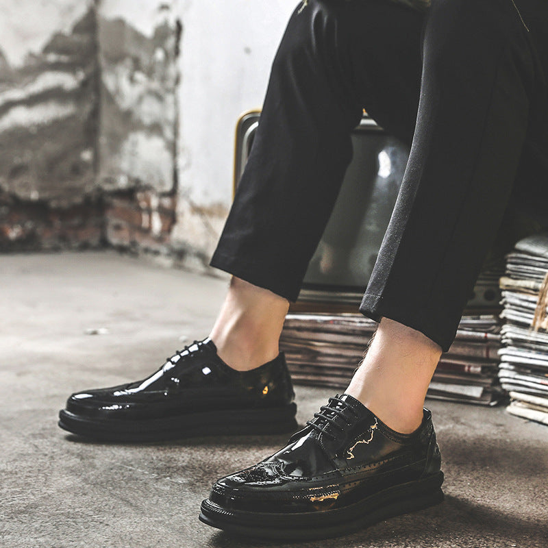 Matt – Trendige Koreanische Kunstleder Business-Schuhe für Herren