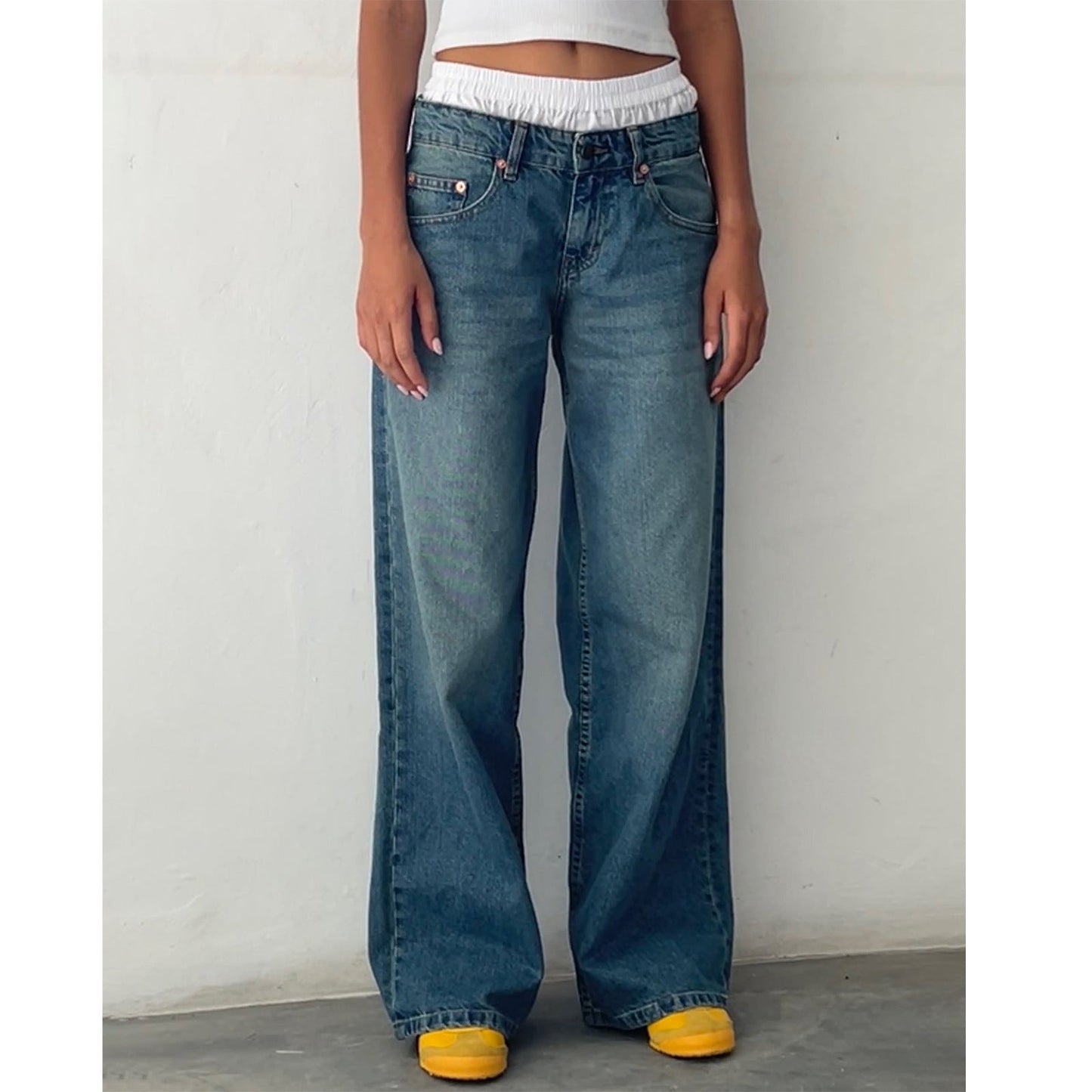 Alice – Weite Damenjeans mit lässigem Stil
