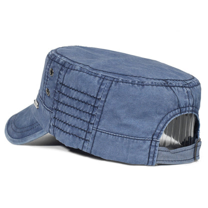 Bernard – Przetarty bawełniany kapelusz wojskowy outdoor z daszkiem